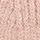Light pink Ribbed Knit Beanie with Scalloped Cuff