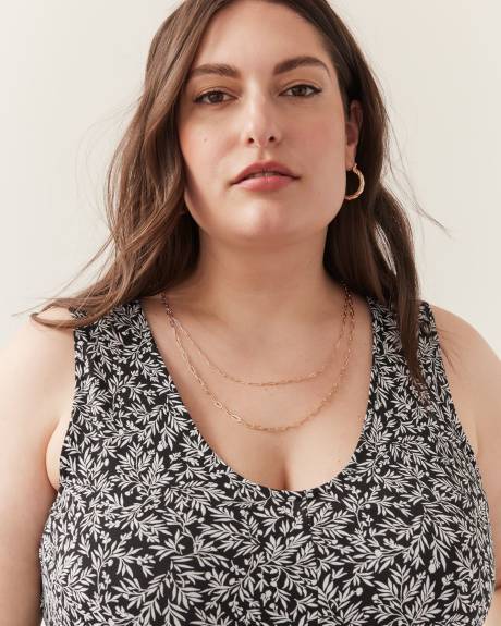 Responsible, Sleeveless Maxi Empire Dress