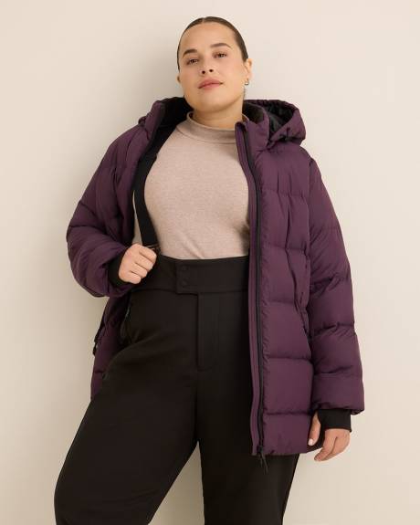 Black Snow Pants with Suspenders - Active Zone Black Snow Pants with Suspenders - Active Zone