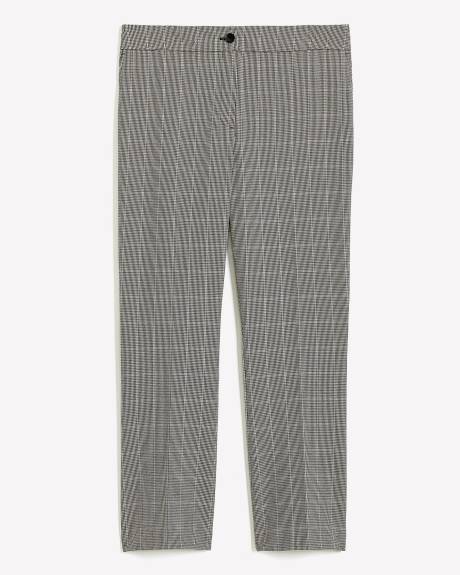Plaid Flare Leg Pant