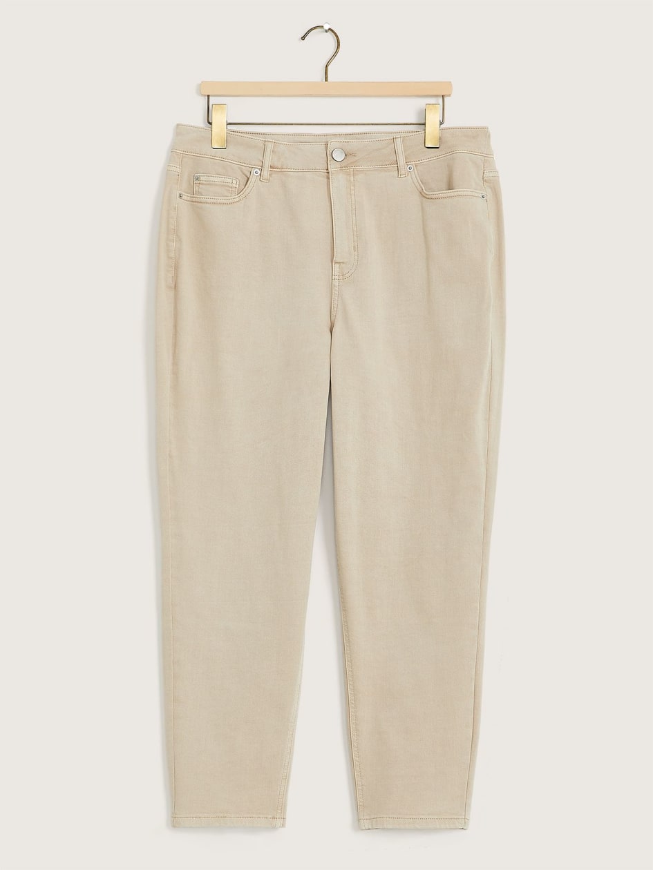 Responsible, High-Waist Coloured Mom Jeans - Addition Elle