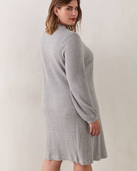 Long-Sleeve Funnel Neck Dress - In Every Story