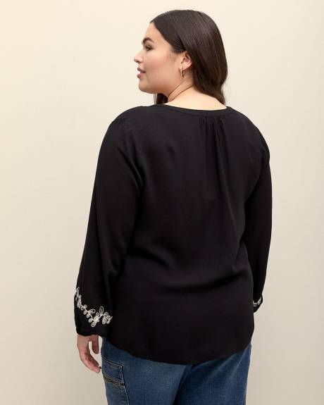 Boho Blouse with Soutache