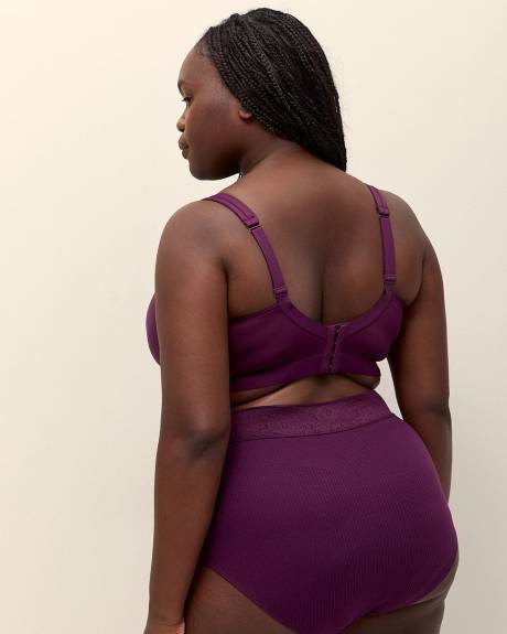 Purple Wireless Padded T-Shirt Bra - ti Voglio