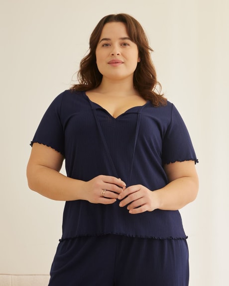 Pyjama top with built in support Loungewear Set Plus Size available