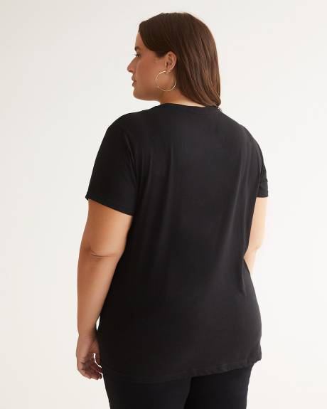 T-shirt avec imprimé des femmes de Pierrafeu - Essentiels PENN.