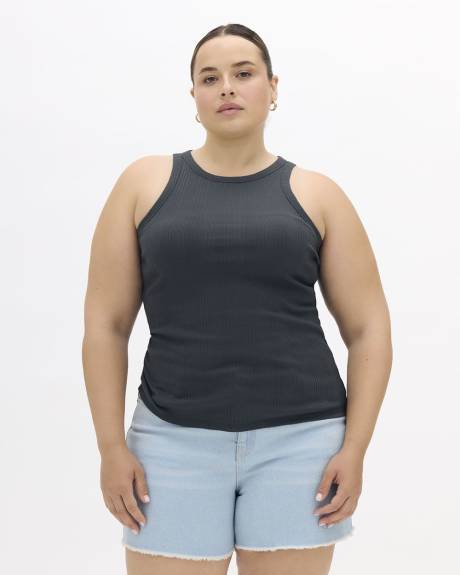 Camisole côtelée à encolure licou - Addition Elle - Essentiels PENN.