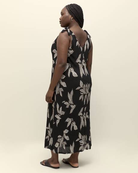 Maxi Dress with Shoulder Ties