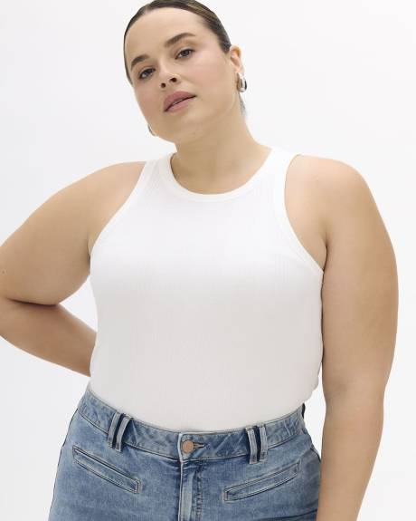 Rib Knit Halter Tank Top - Addition Elle - PENN. Essentials