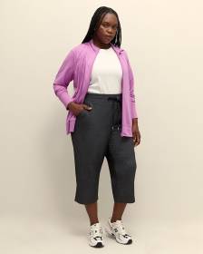 Heather Knit Urban Capri - Active Zone