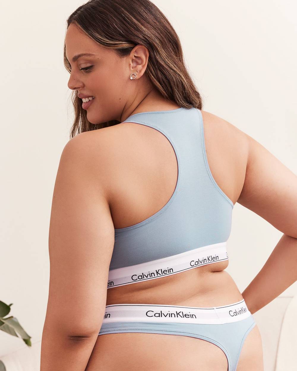 calvin klein modern cotton lace unlined bralette