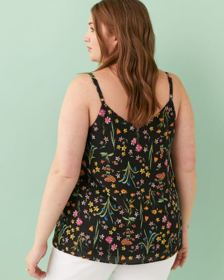 Camisole évasée avec bretelles ajustables, tissu responsable - Addition Elle