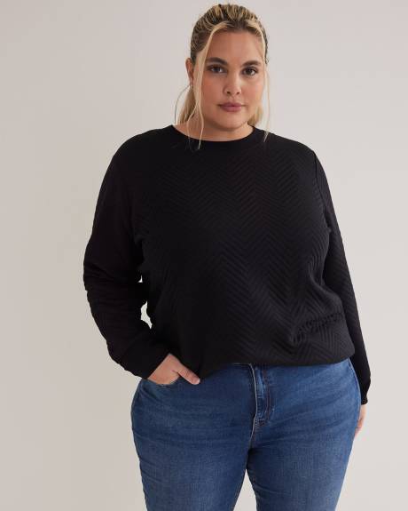 Textured Sweatshirt - Active Zone