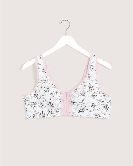 Soutien-gorge à fermeture avant en coton, sans armatures - ti VOGLIO