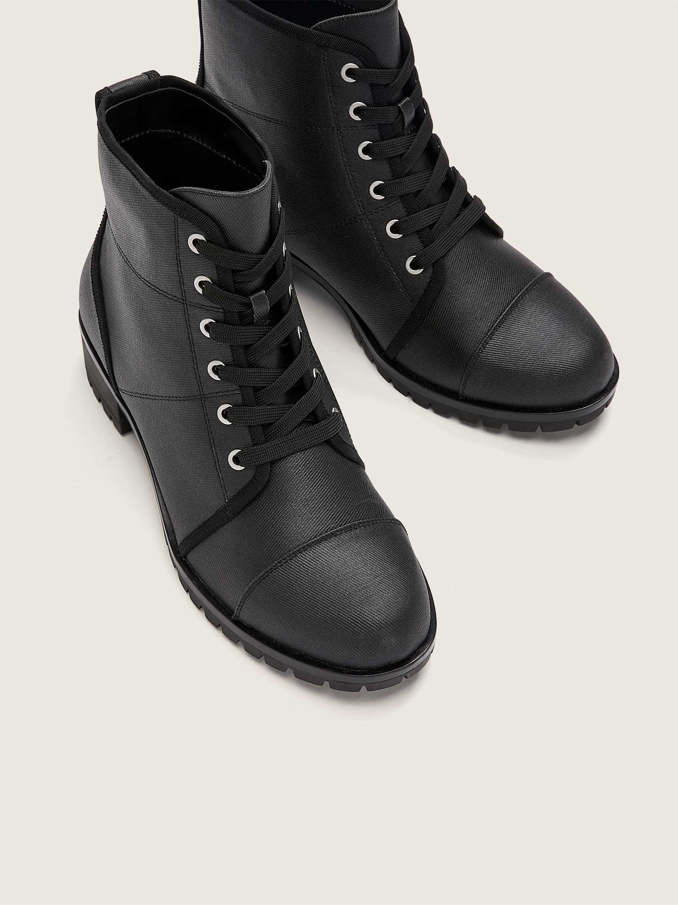 WideWidth Black Combat Boot Addition Elle Penningtons