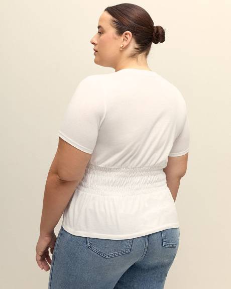 Haut avec bande élastique à la taille - Addition Elle