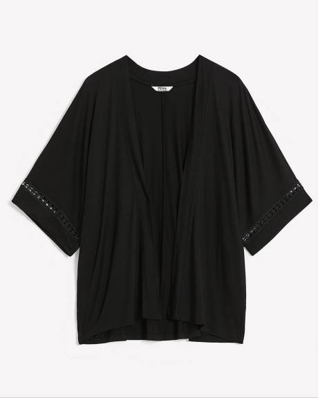 Responsible, Short-Sleeve Overpiece with Decorative Trim