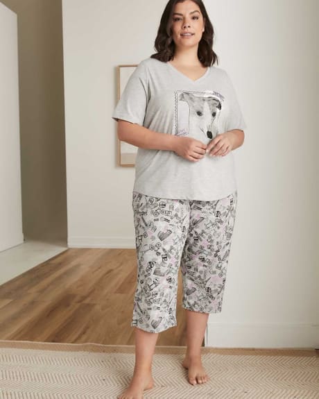 Haut de pyjama avec imprimé - tiVOGLIO