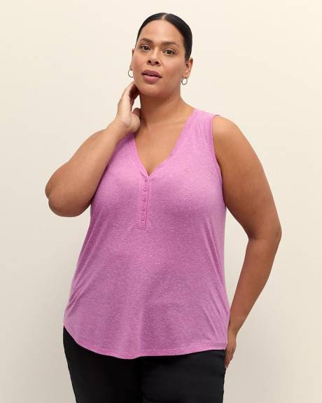 Camisole à encolure Henley - Essentiels PENN.