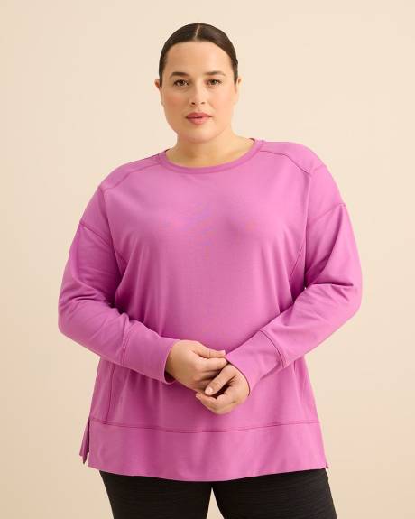 French Terry Crewneck Sweatshirt - Active Zone