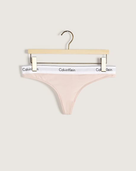 Culotte tanga en coton - Calvin Klein