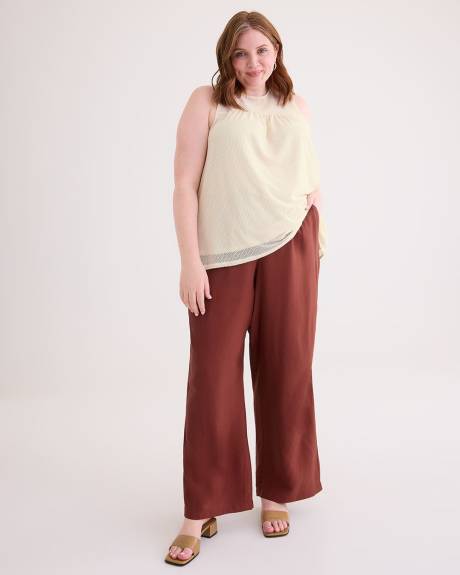 Wide-Leg Pant with Drawstring