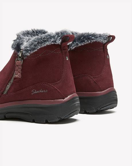 Wide Width, Easy Going Coloured Zipped Bootie - Skechers