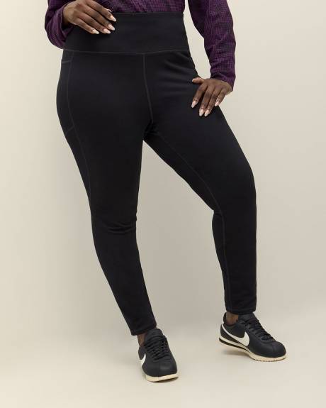 Basic Cotton Legging With Pockets - Active Zone