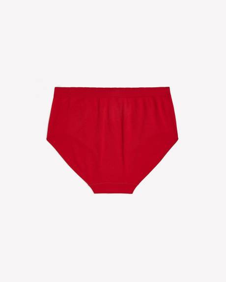 Red Seamless Brief - ti Voglio