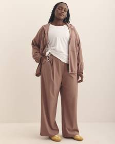 Pantalon extensible à jambe évasée, tissu responsable - Active Zone