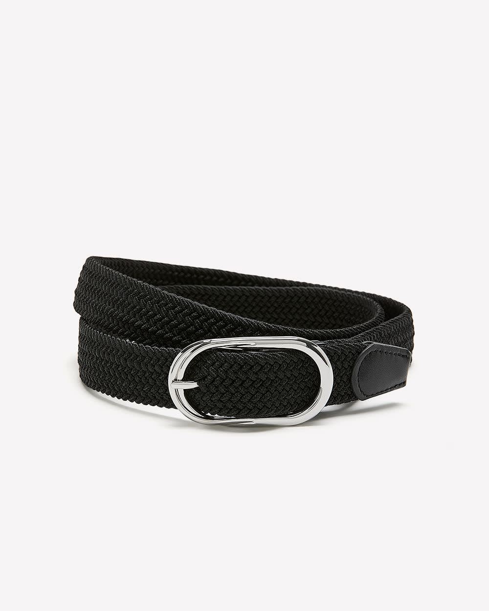 Ceinture extensible avec boucle ovale