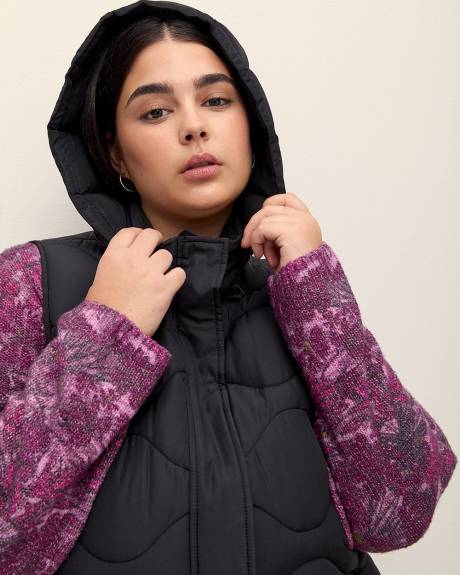Responsible, Knee-Length Hooded Vest