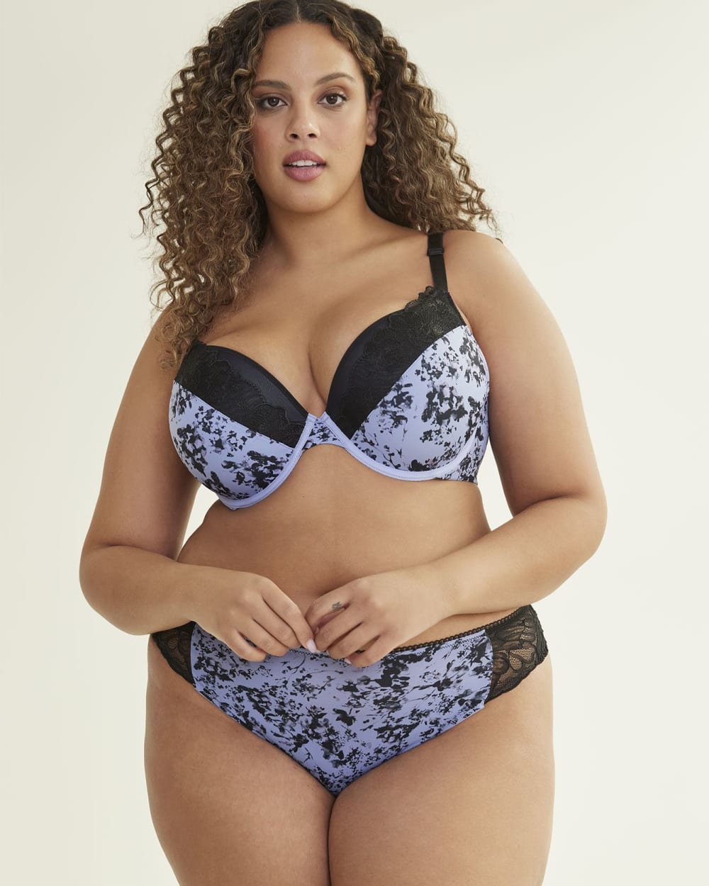 plus size microfiber thong