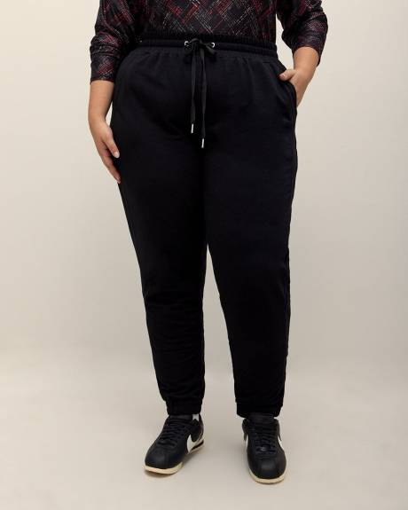 Black French Terry Jogger Pant - Active Zone