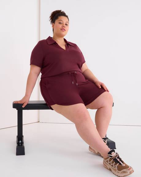 French Terry Shorts with Side Panel - Active Zone