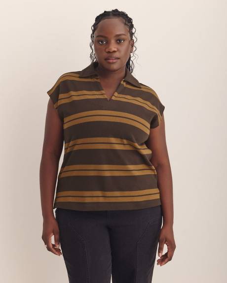 Extended Sleeves Polo - Addition Elle