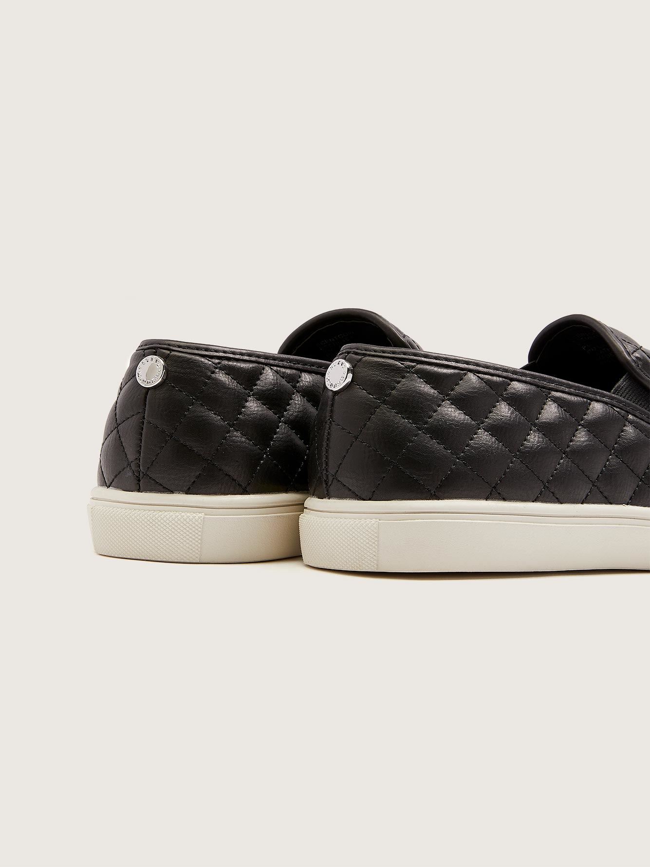 steve madden slip on quilted sneakers