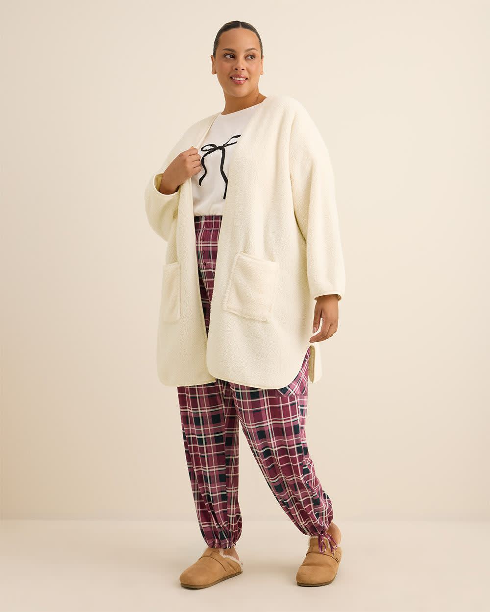 Par-dessus en sherpa blanc - ti Voglio Par-dessus en sherpa blanc - ti Voglio