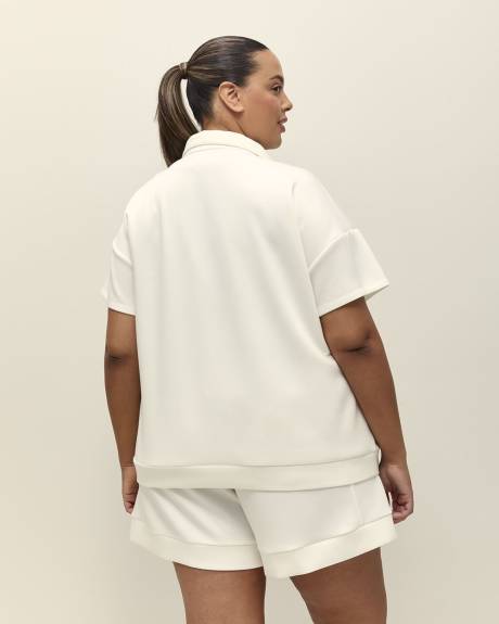 Sweatshirt à col montant zippé - Active Zone