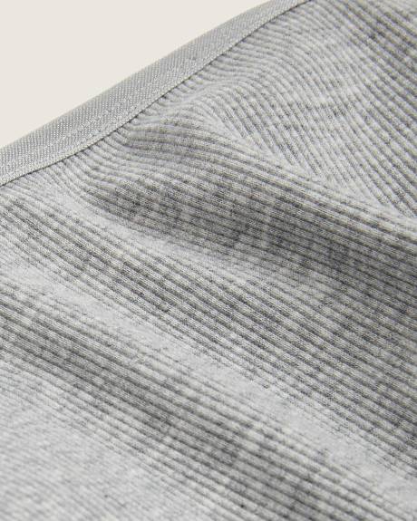 Rib Heather Jersey Brief - tiVOGLIO