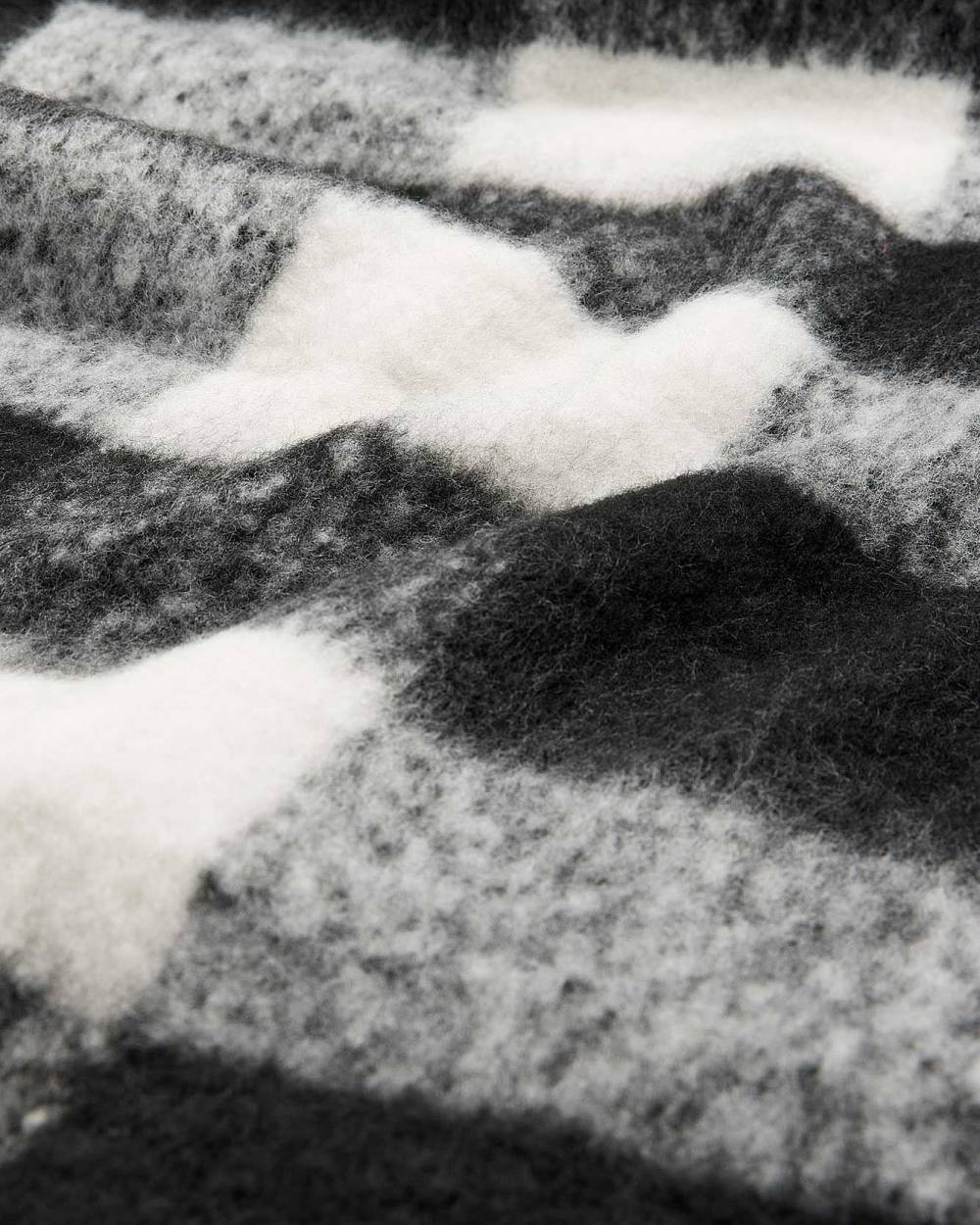 Cozy Black & White Plaid Scarf | Penningtons