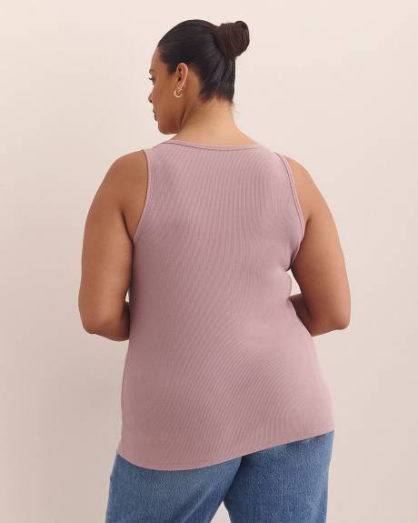 Scoop-Neck Ribbed Knit Tank Top - PENN. Essentials