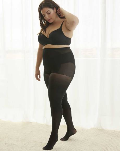 Opaque Tights - Made in Italy - Gigi's Toronto Canada - Plus Sizes