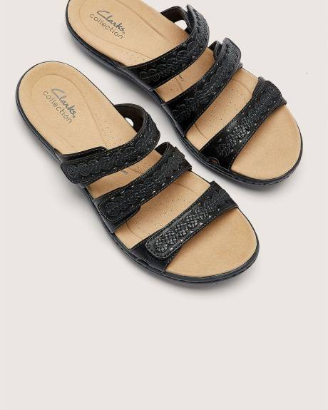 Sandale à talon plat Laurieann Cove, pied large - Clarks