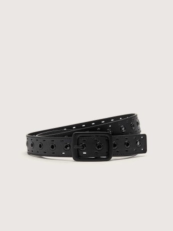 Belt With Perforation Eyelets - In Every Story