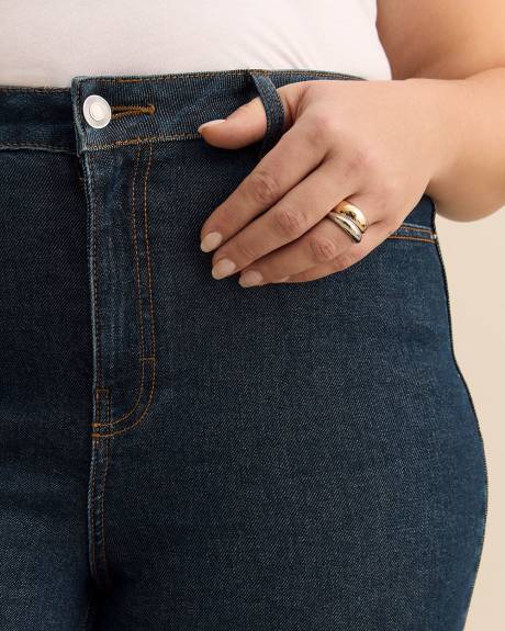 Jean coupe classique taille haute et jambe &eacute;vas&eacute;e - d/C JEANS