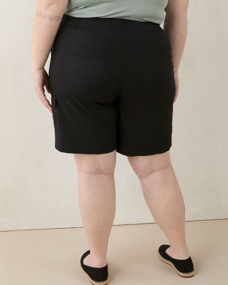 Cotton Cargo Pocket Bermuda Shorts