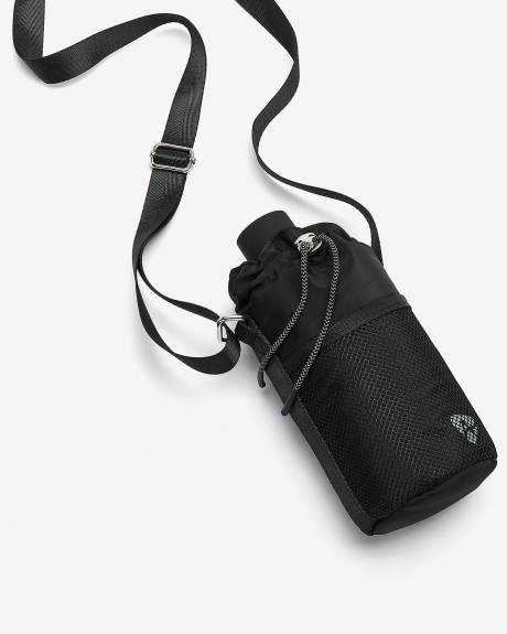 Crossbody Bottle Bag with Mesh Pocket - Active Zone