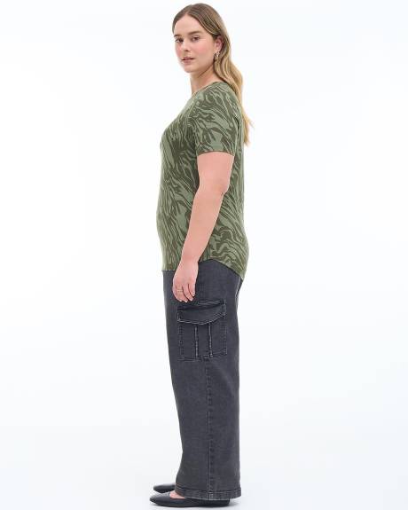 Responsible, Modern-Fit Printed Tee - Addition Elle - PENN. Essentials