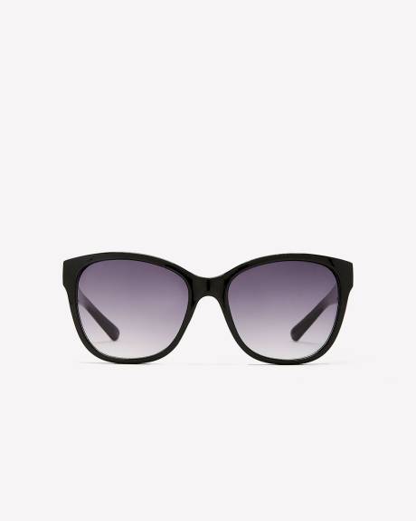 Wayfarer Sunglasses with Side Metal Detail
